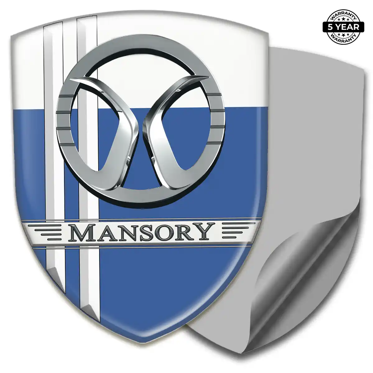 Mansory Automotive Resin Decal Sleek Style