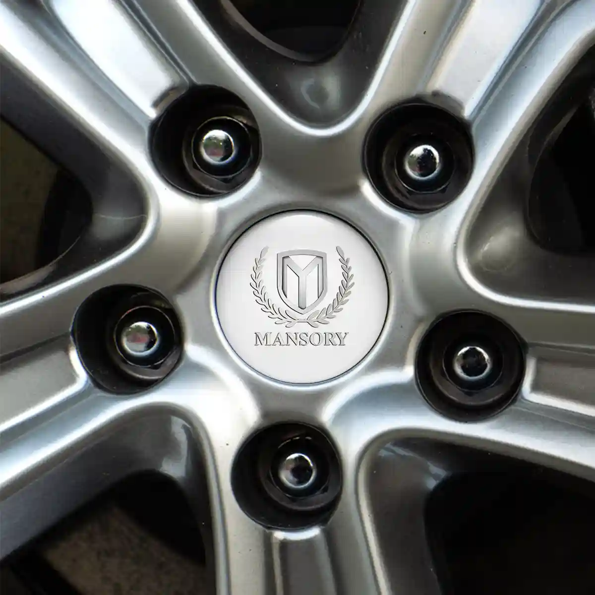 Mansory Badge Emblems Center Cap Self-Adhesive Sleek Style