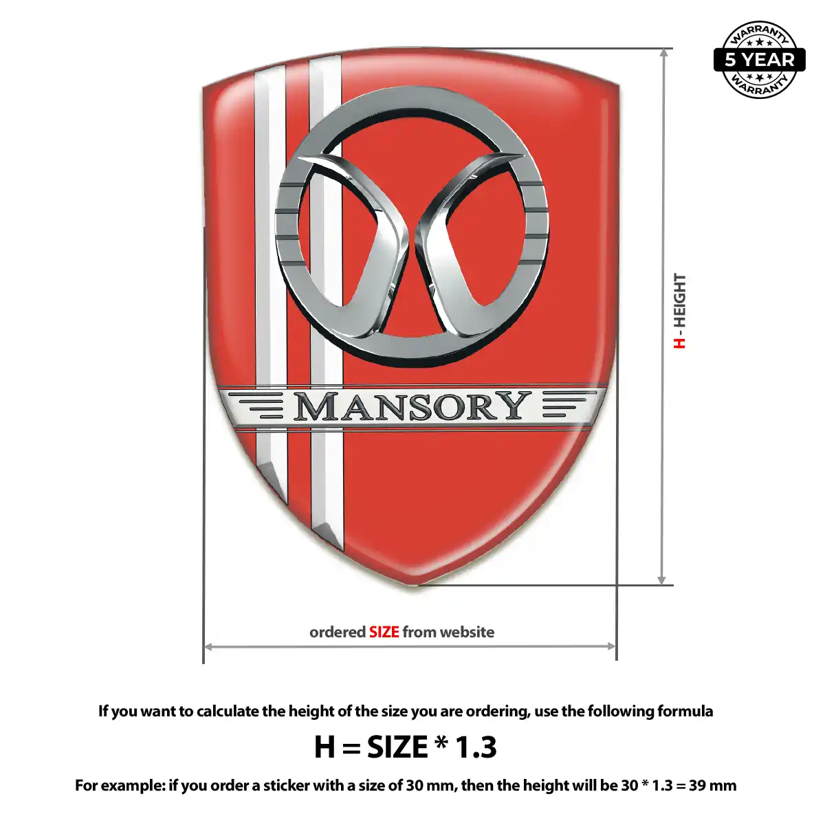 Mansory Badge Prestige Line