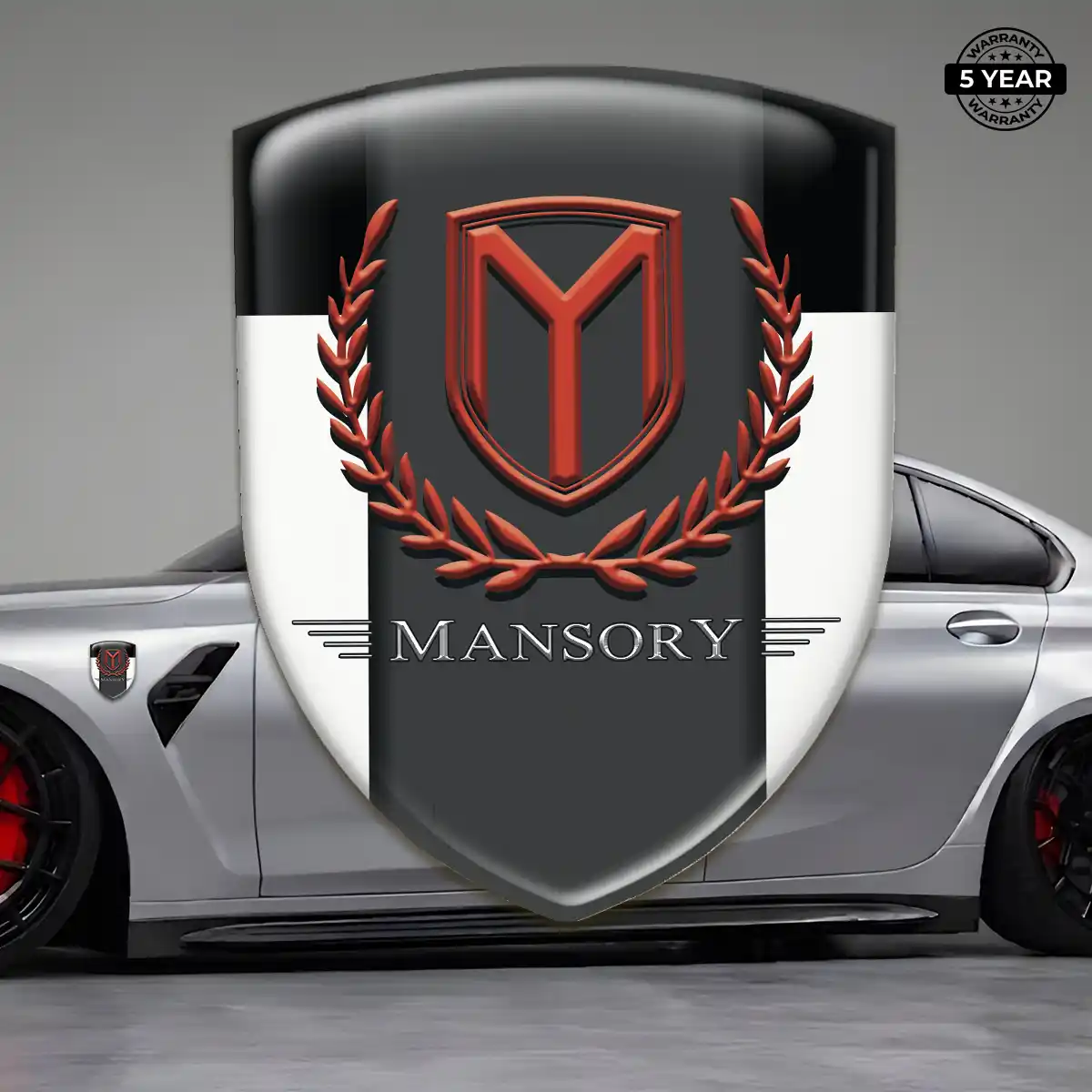 Mansory Car Badge Sticker Elite Finish