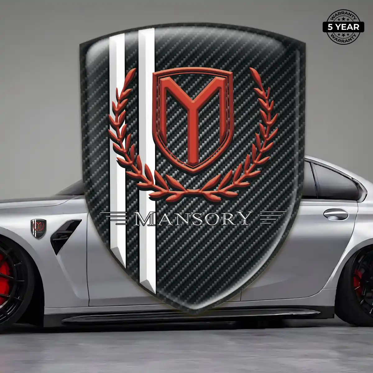 Mansory Car Badge Sticker Interior Luxe