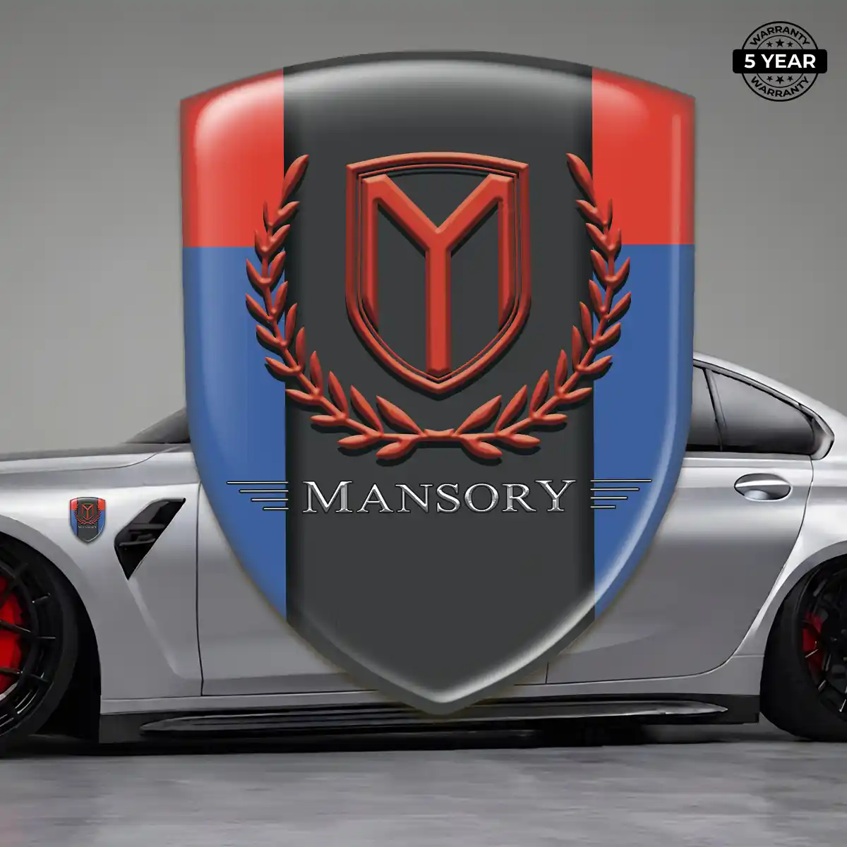 Mansory Car Badge Sticker Resin Elite