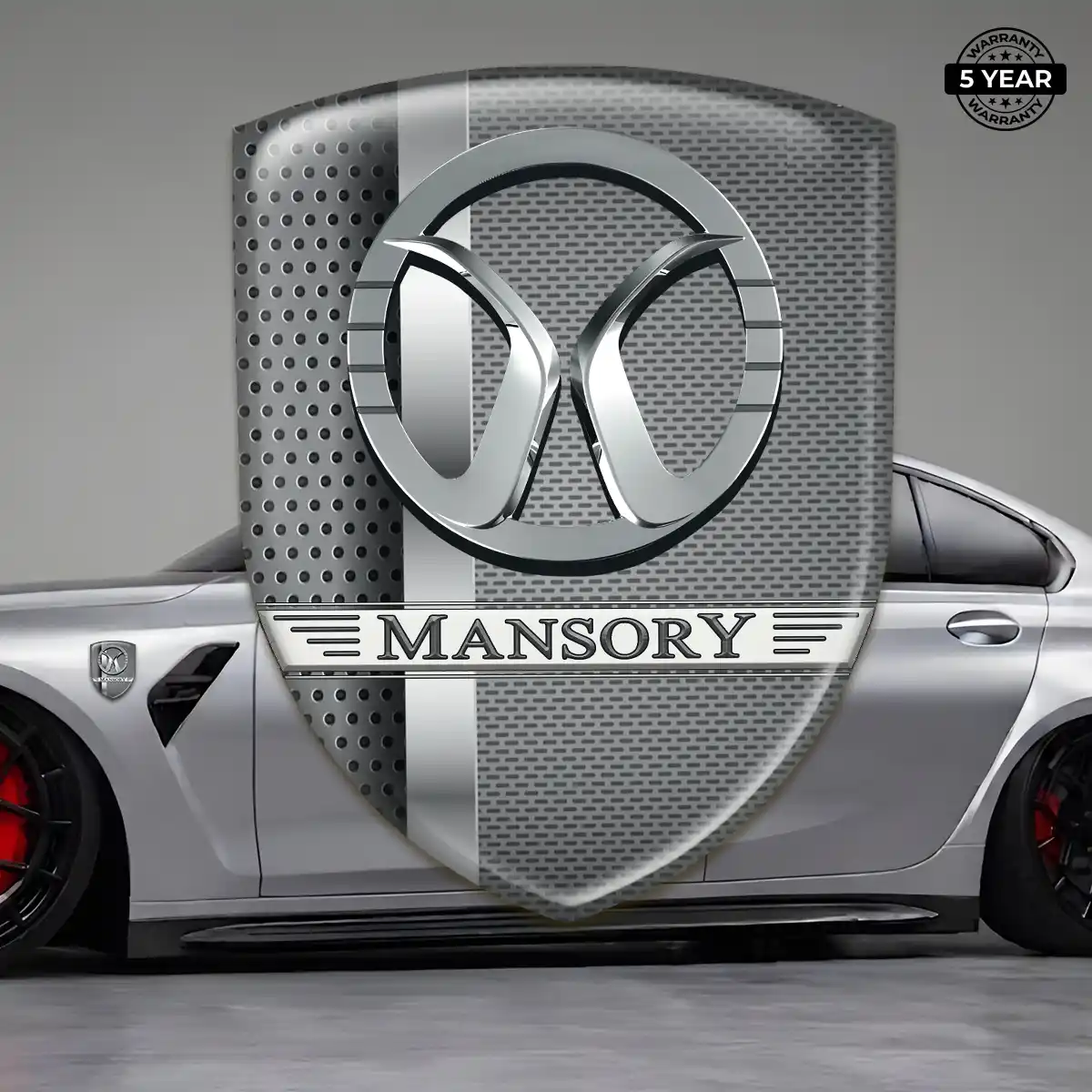 Mansory Car Badge Sticker Resin Luxe