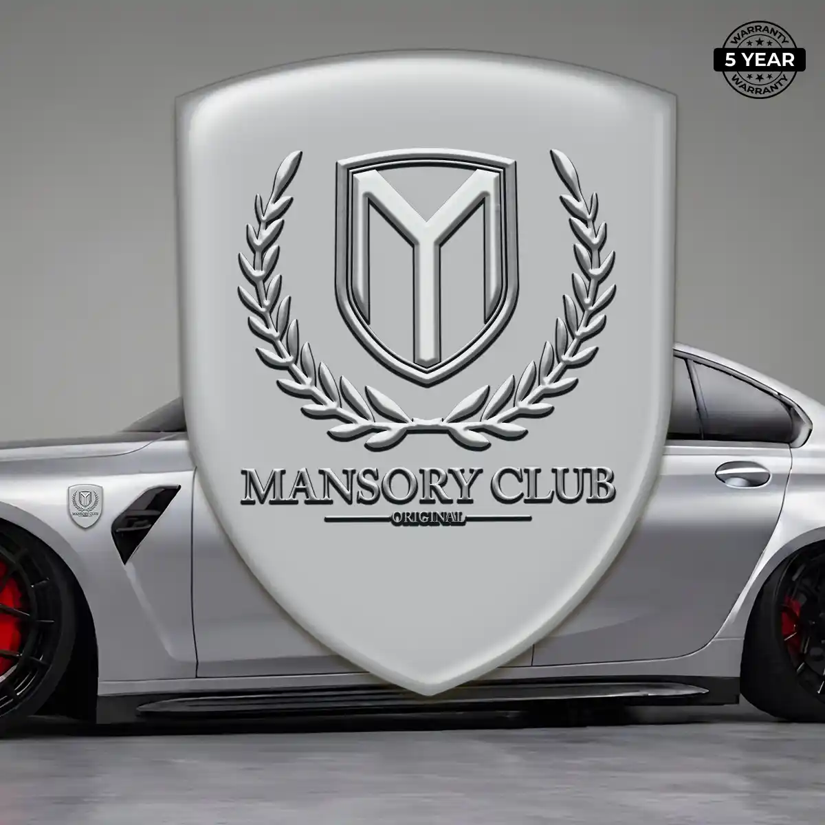 Mansory Car Emblem Decal Elite Finish