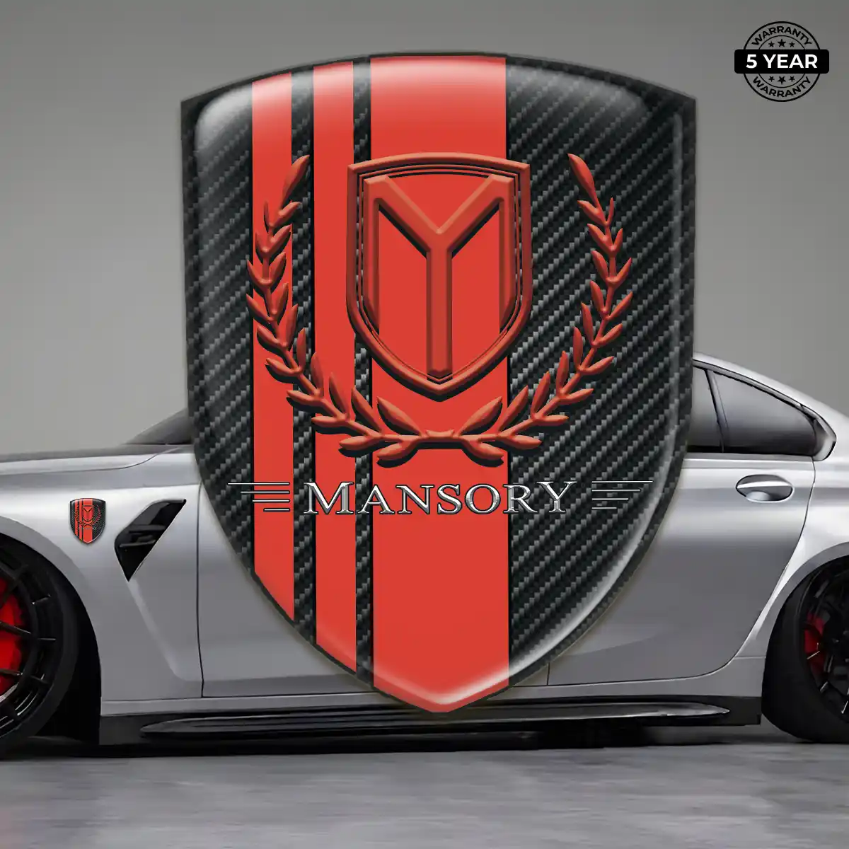Mansory Car Emblem Decal Interior Luxe