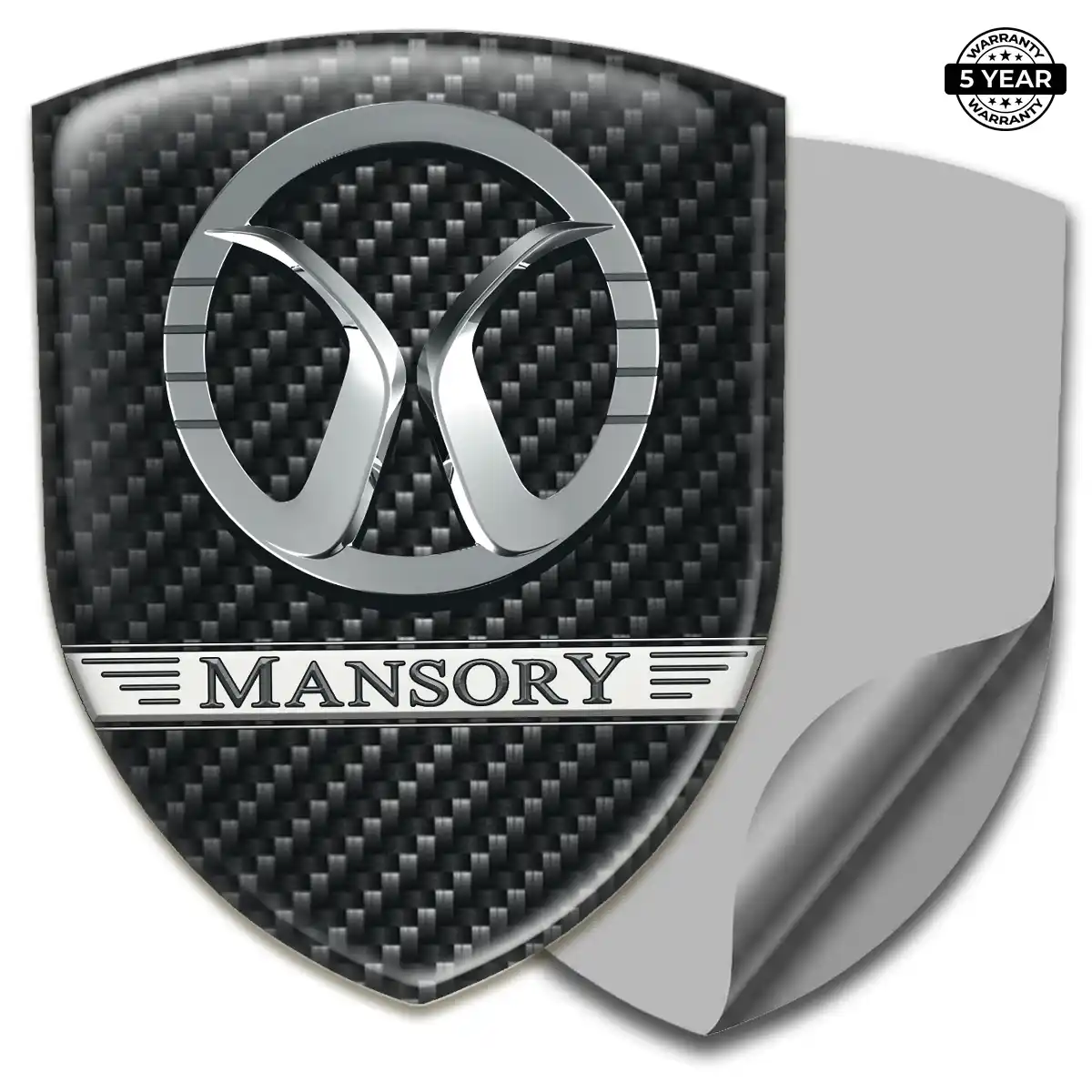 Mansory Car Emblem Decal Refined Design