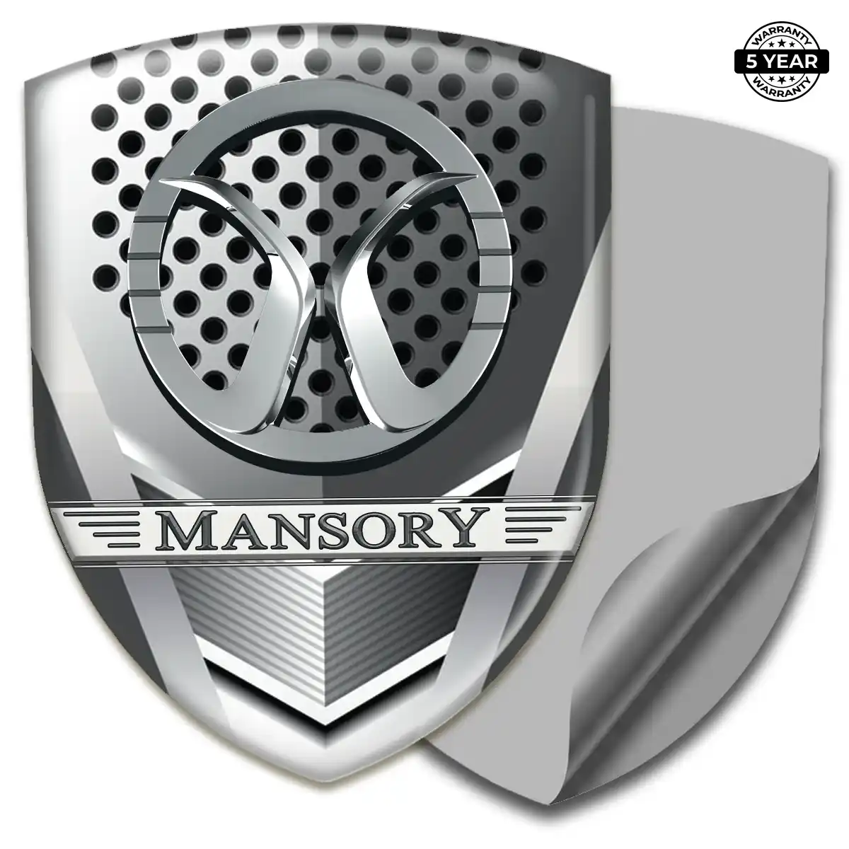 Mansory Car Emblem Decal Resin Luxe