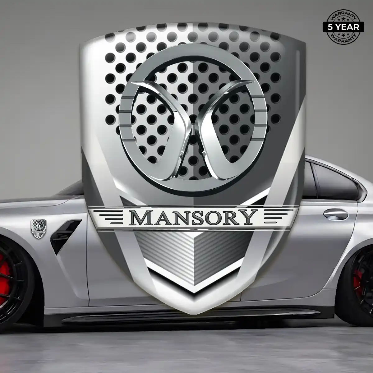 Mansory Car Emblem Decal Resin Luxe