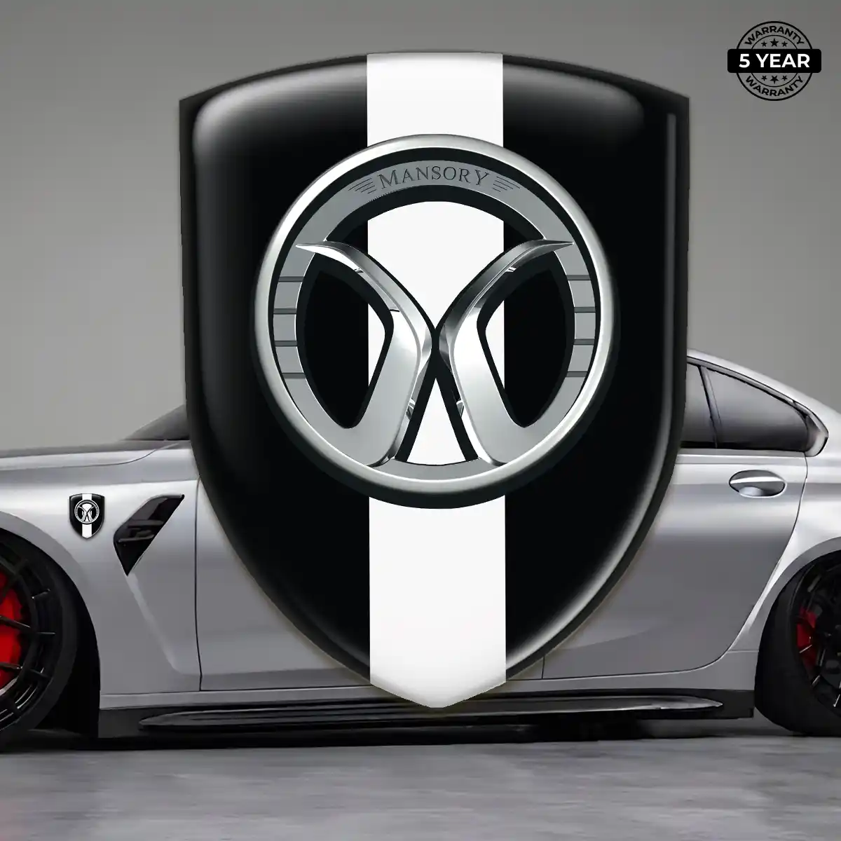 Mansory Car Emblem Decal Signature Grade