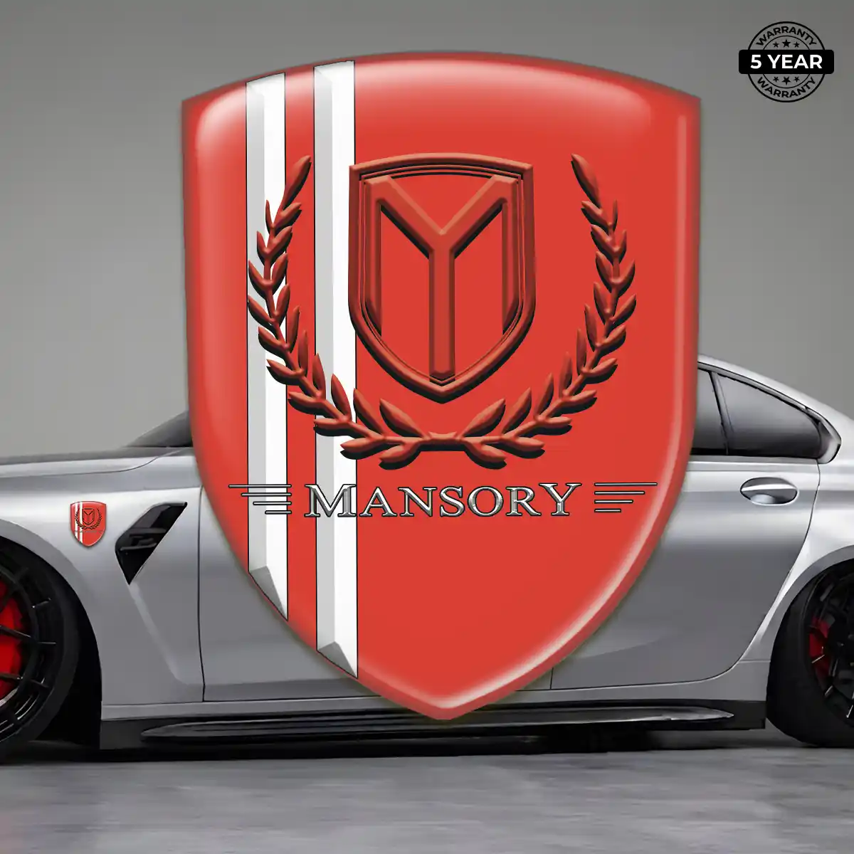 Mansory Car Emblem Decal Sleek Style