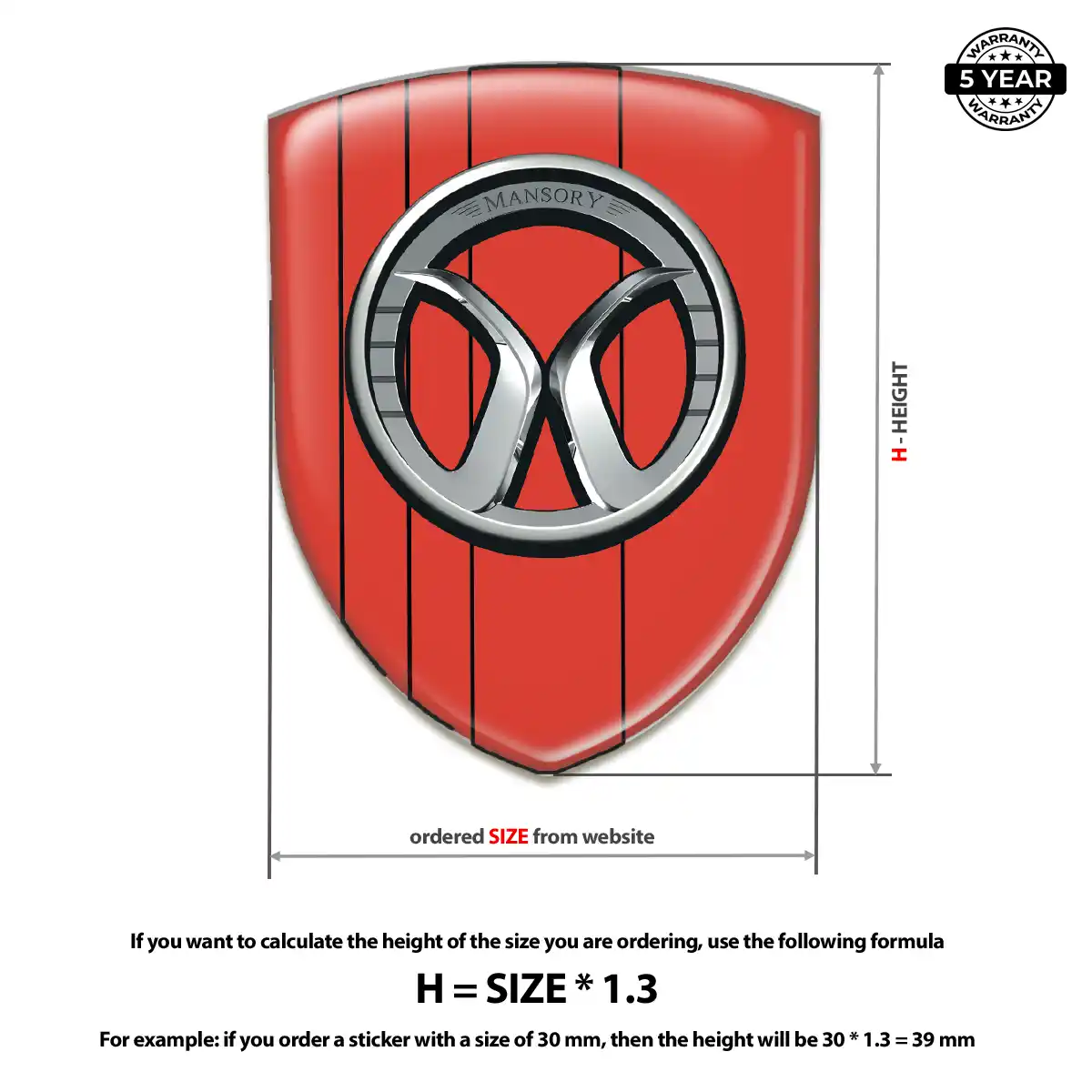 Mansory Car Emblem Overlay Elite Edition