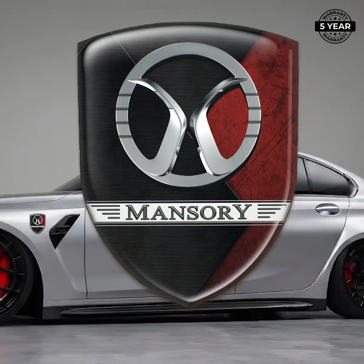 Mansory Car Emblem Overlay Elite Finish