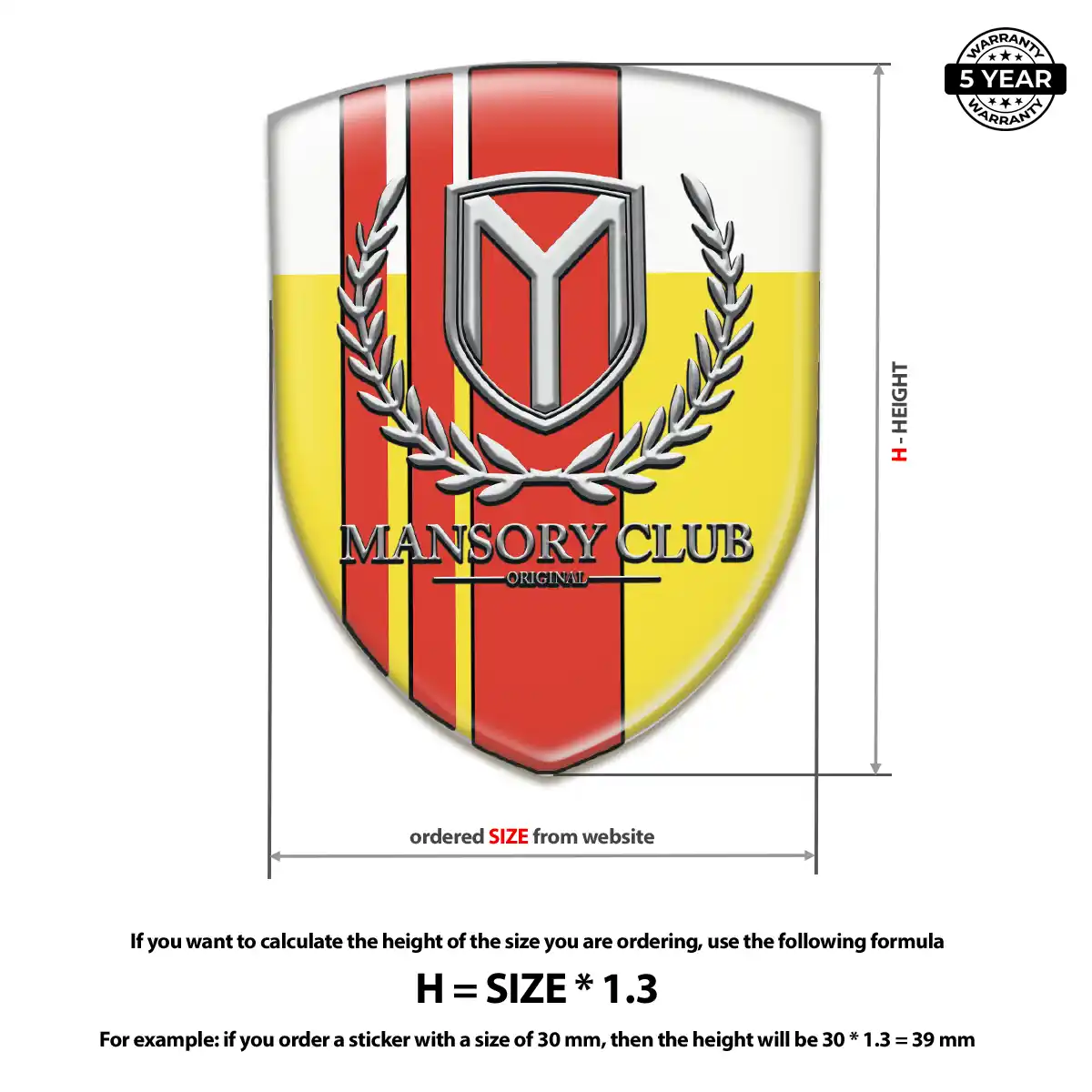Mansory Car Emblem Overlay Interior Luxe