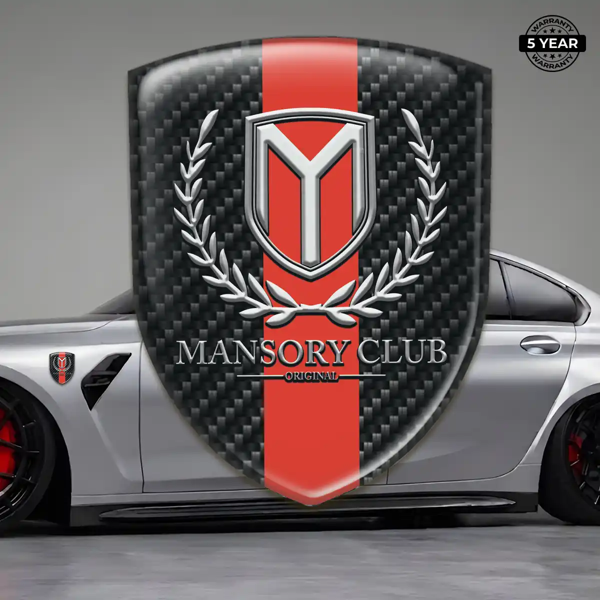 Mansory Car Emblem Overlay Premium Dome