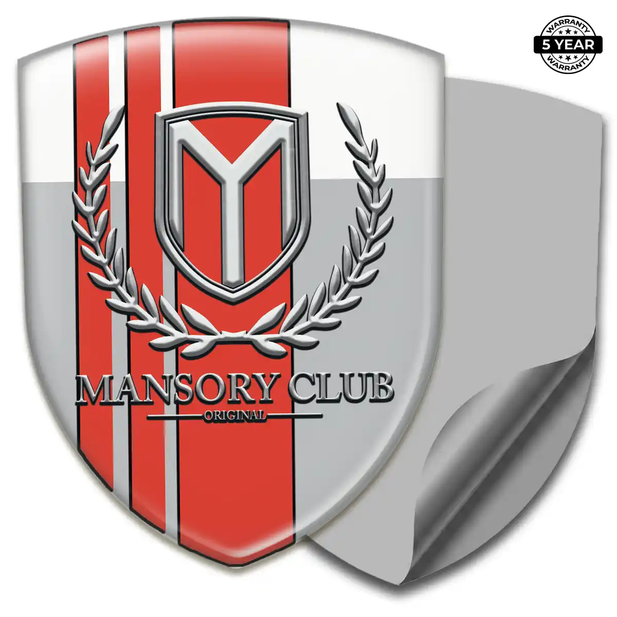 Mansory Car Emblem Overlay Resin Luxe