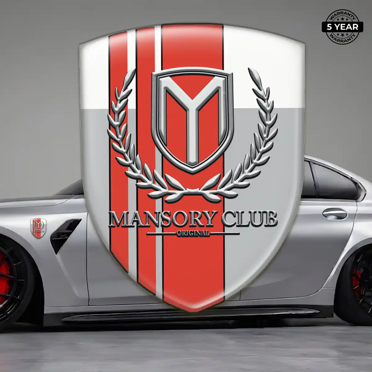 Mansory Car Emblem Overlay Resin Luxe