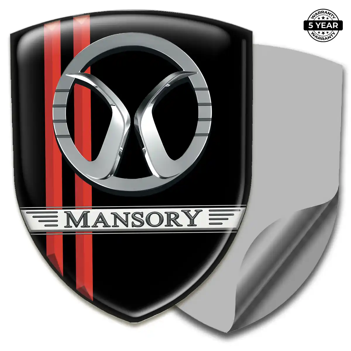 Mansory Car Emblem Sticker Elite Finish