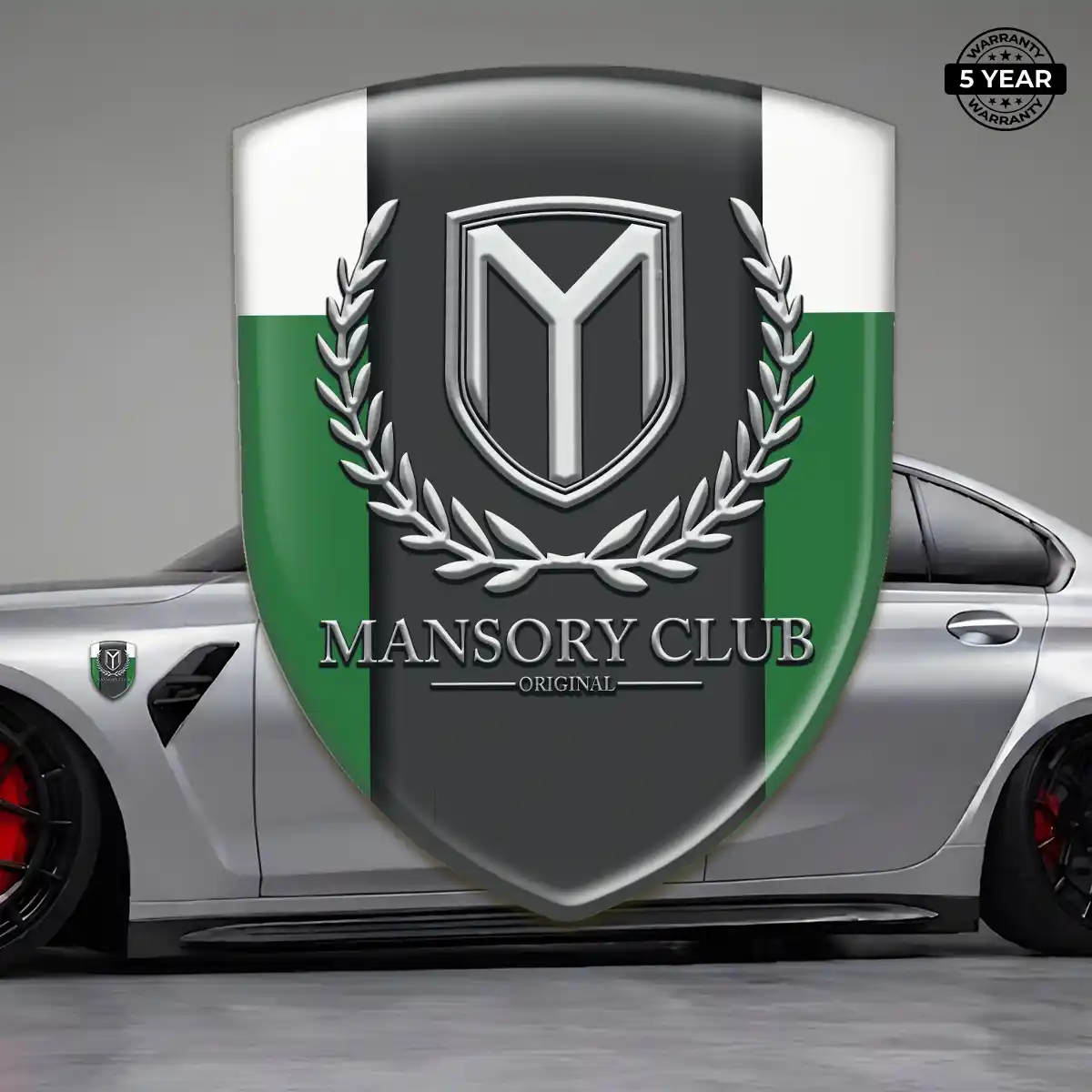 Mansory Car Emblem Sticker Interior Luxe