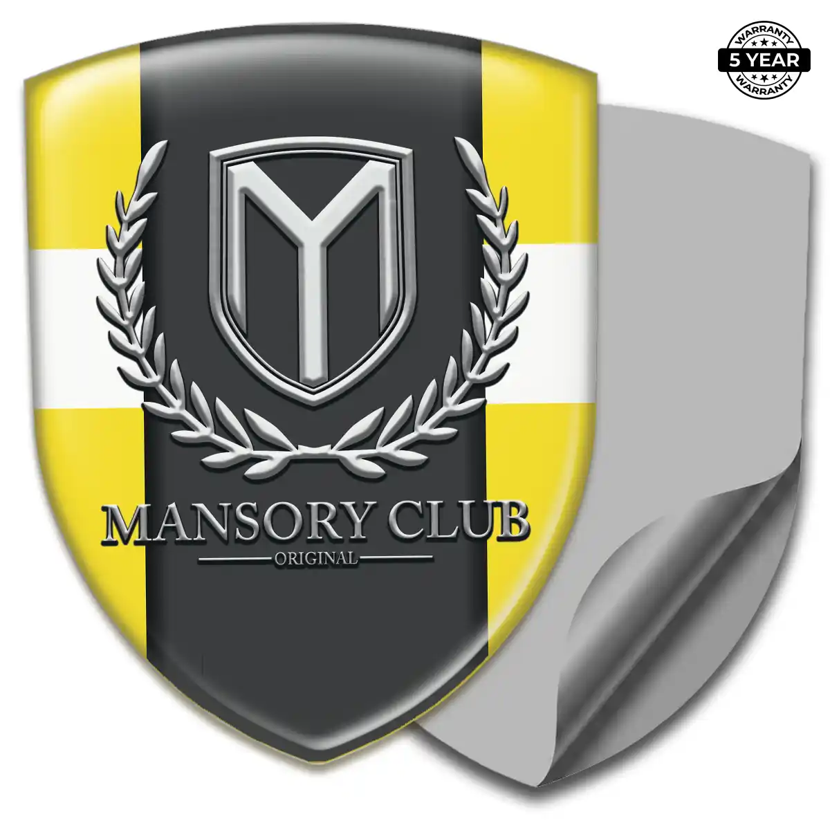 Mansory Car Emblem Sticker Premium Dome