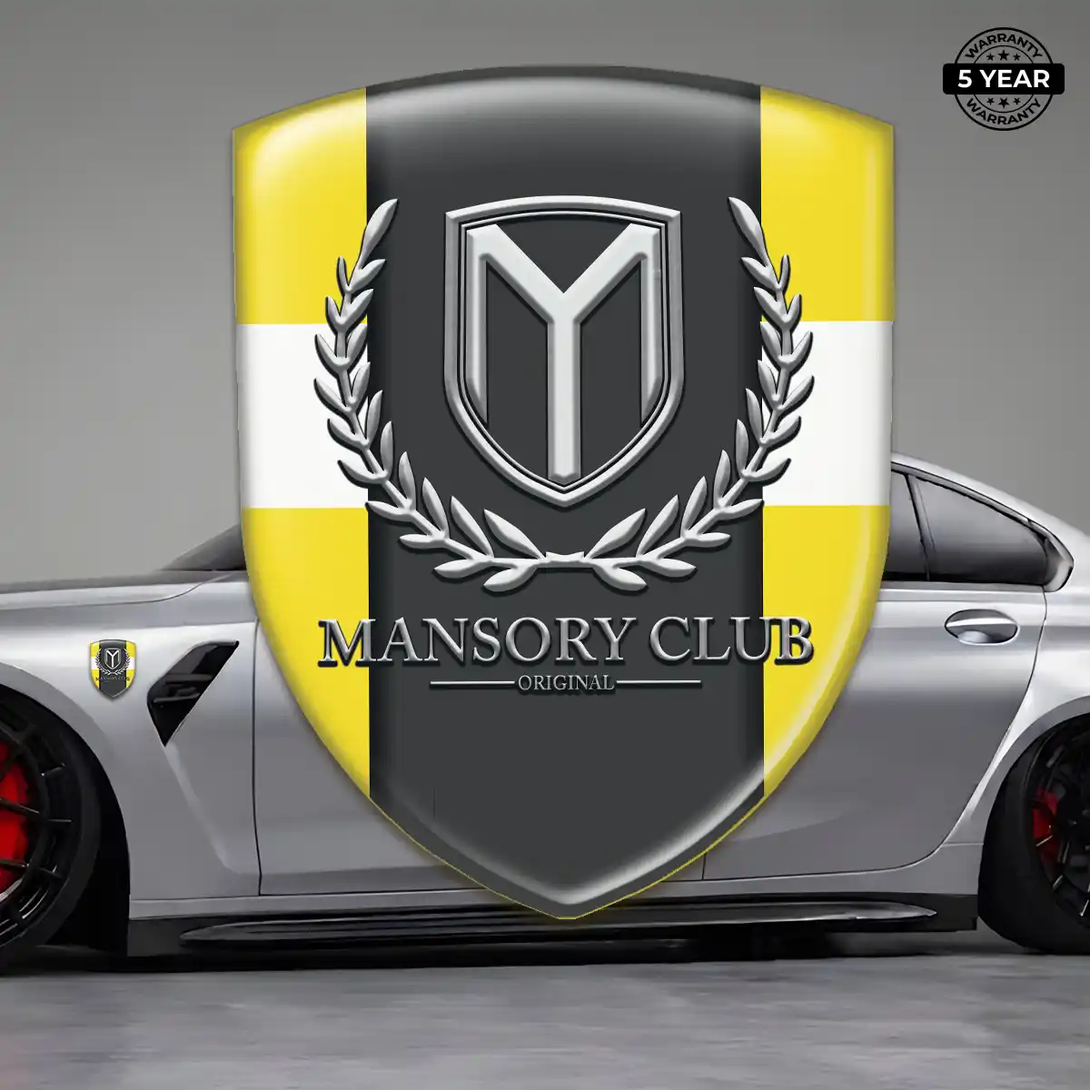 Mansory Car Emblem Sticker Premium Dome