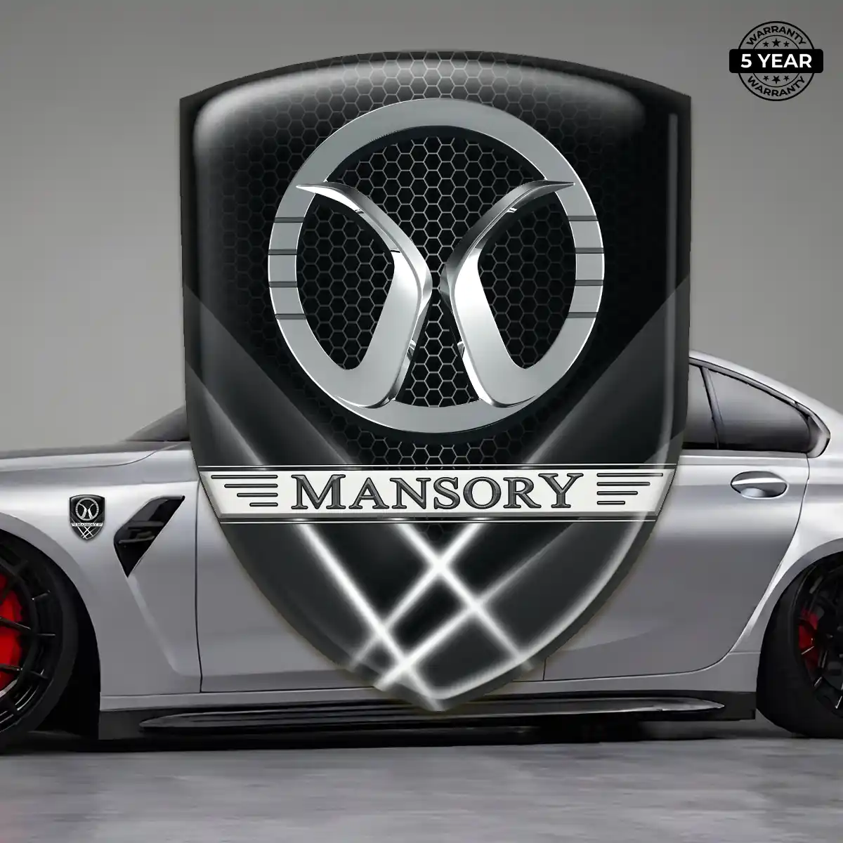 Mansory Car Emblem Sticker Resin Elite