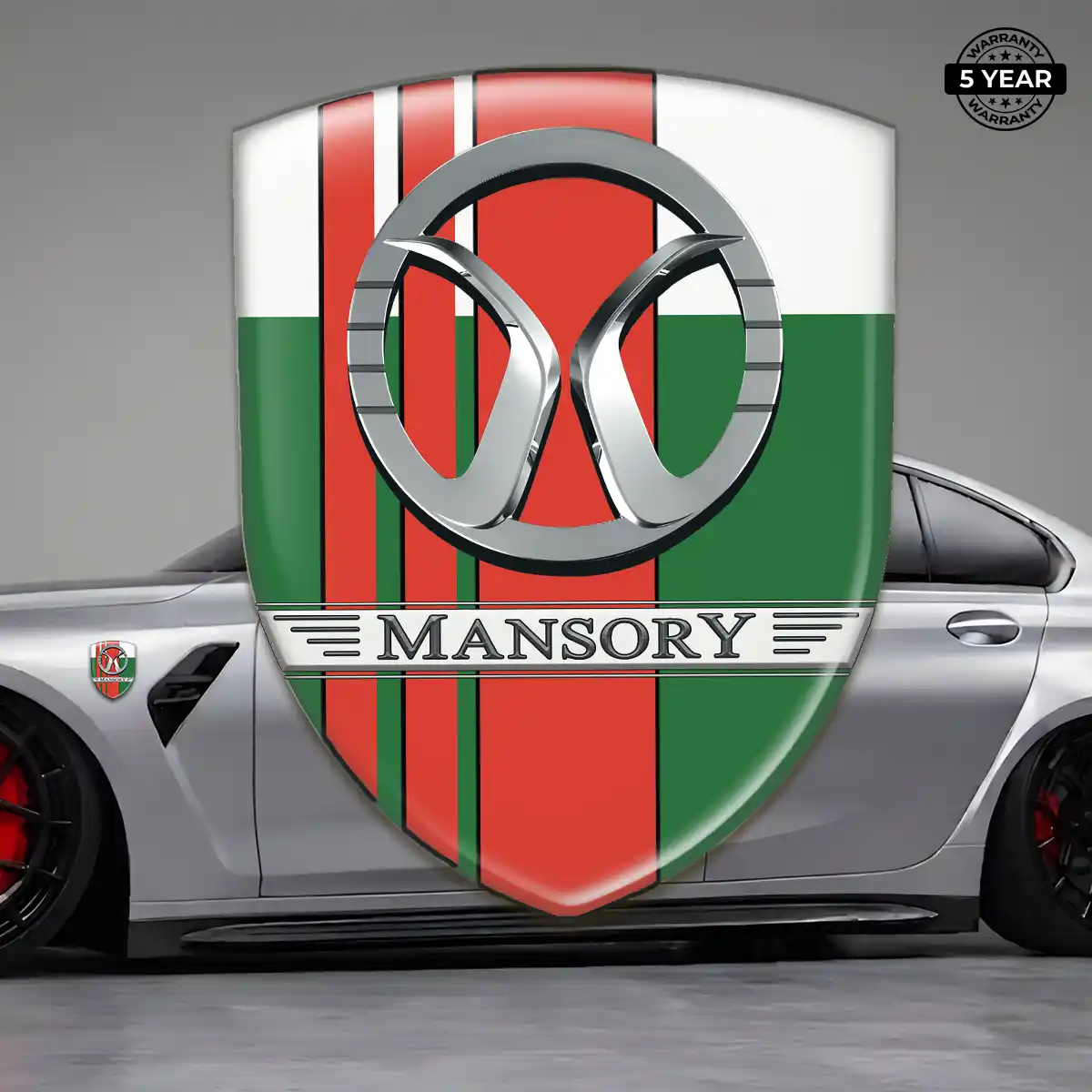 Mansory Car Emblem Sticker Resin Luxe