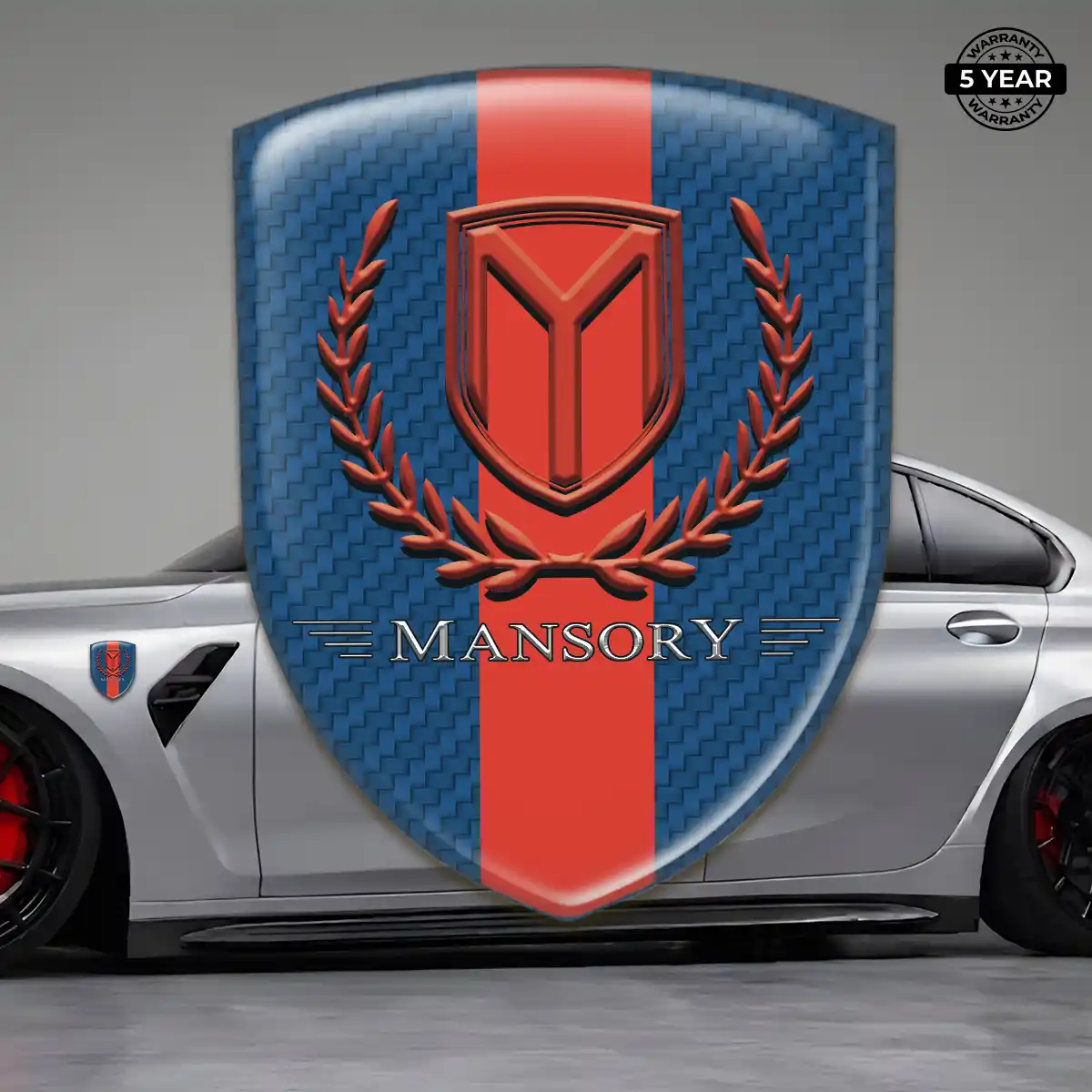 Mansory Car Emblem Sticker Signature Grade