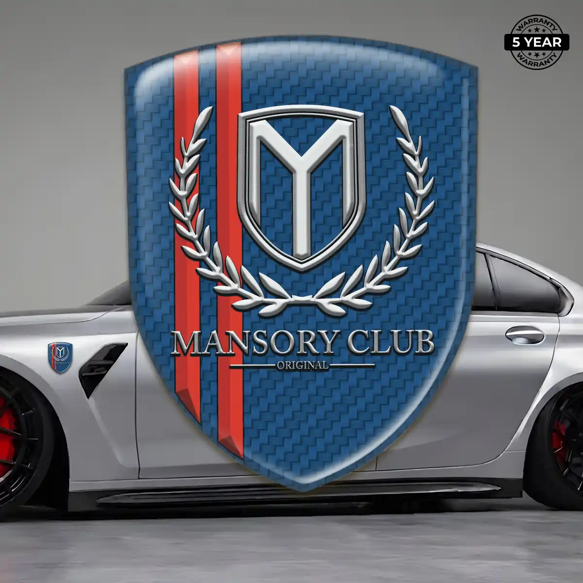 Mansory Car Emblem Sticker Sleek Style