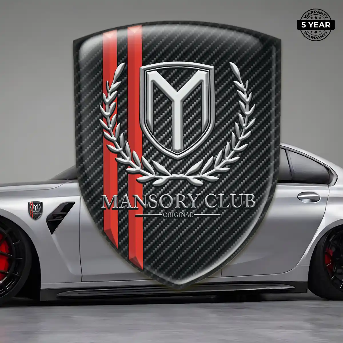 Mansory Car Emblem Sticker Superior Craft