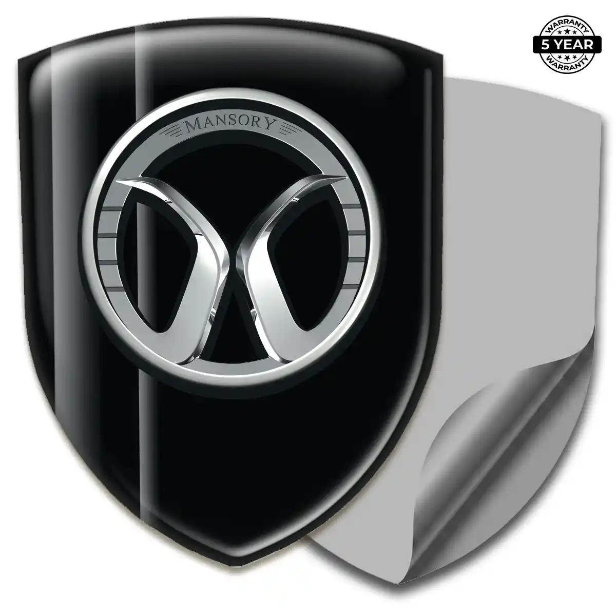 Mansory Car Logo Decal Premium Dome