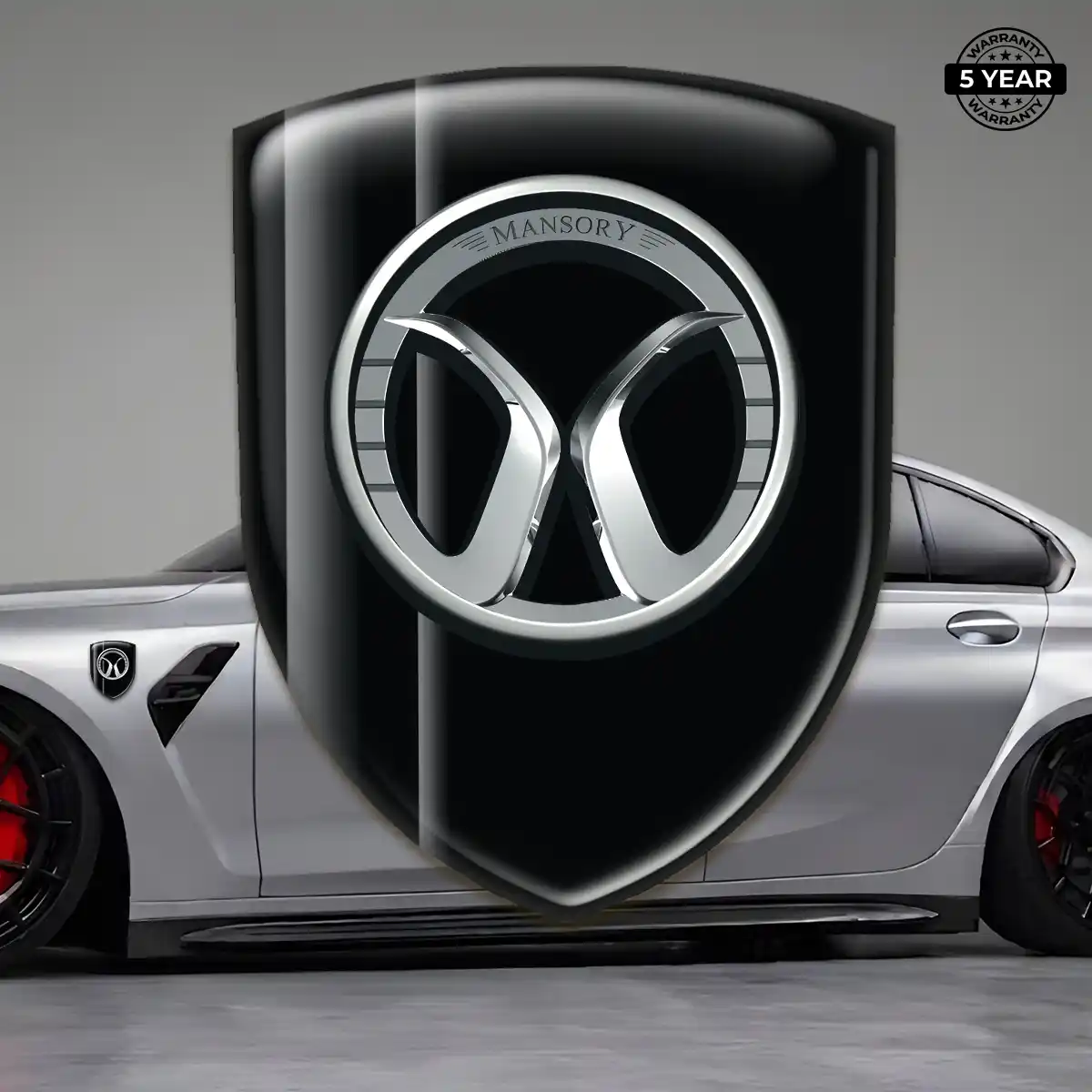 Mansory Car Logo Decal Premium Dome