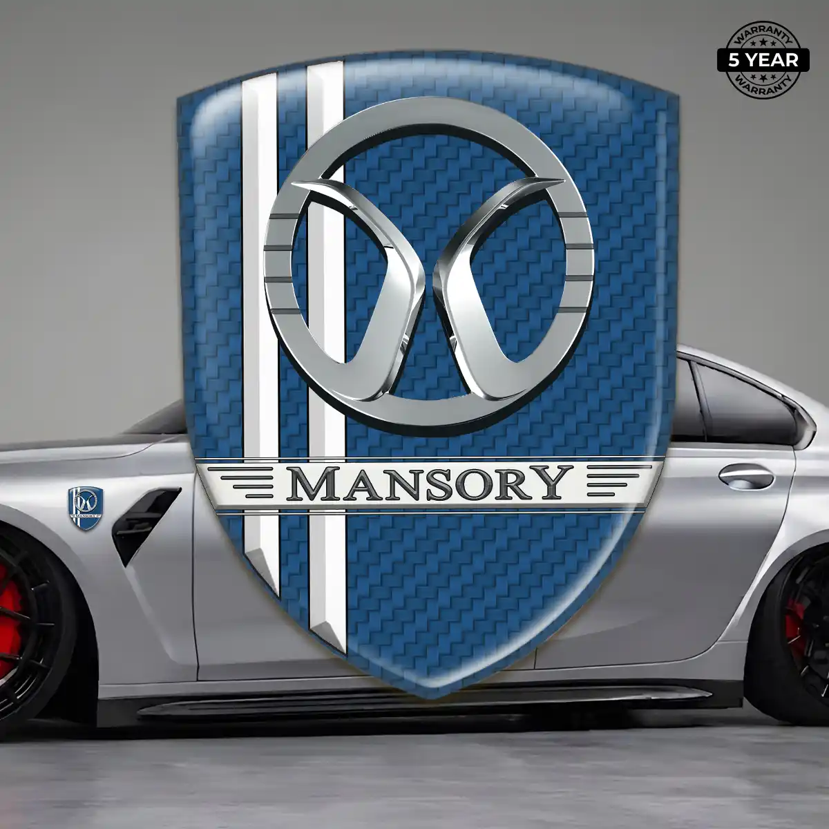 Mansory Car Logo Decal Refined Design