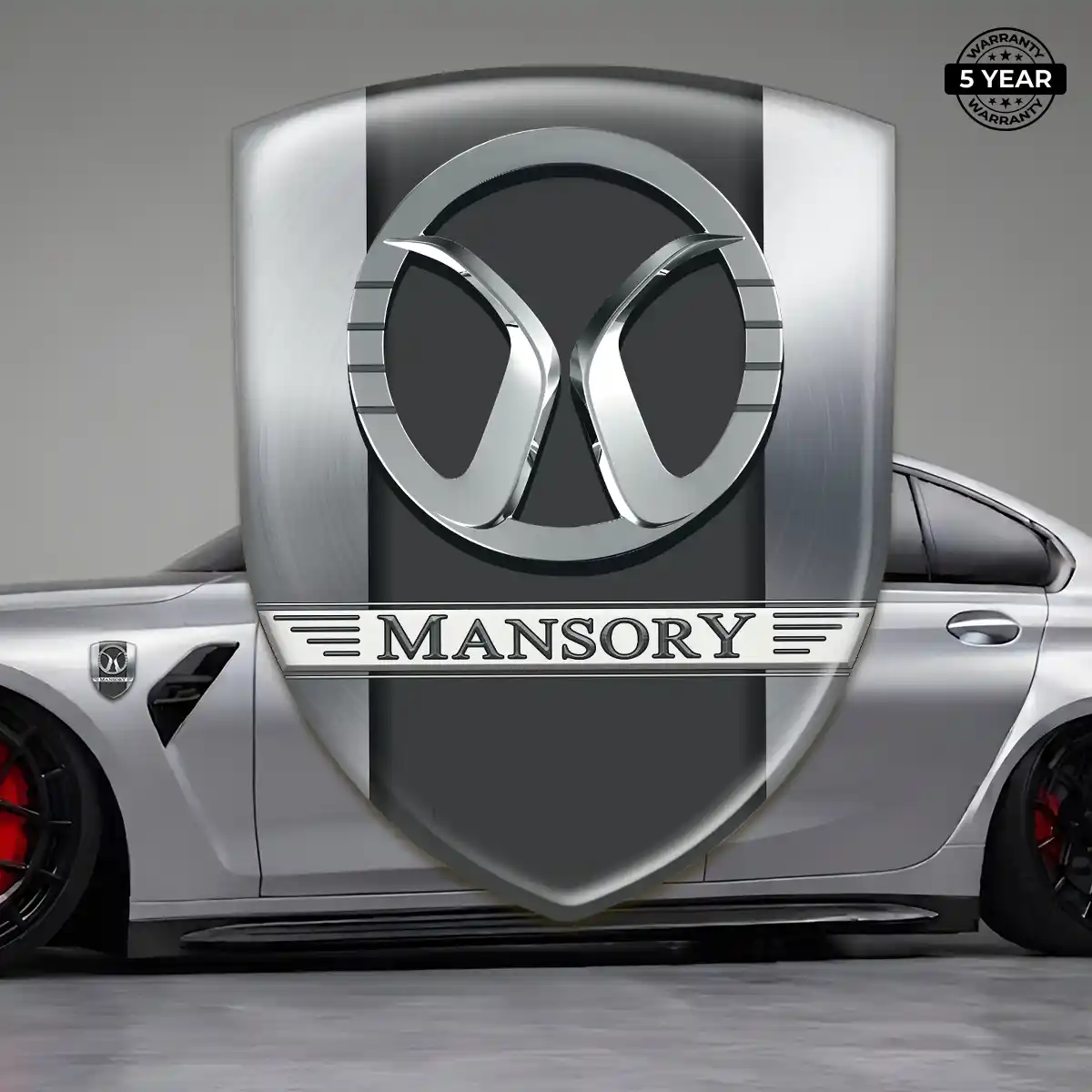 Mansory Car Logo Decal Resin Elite