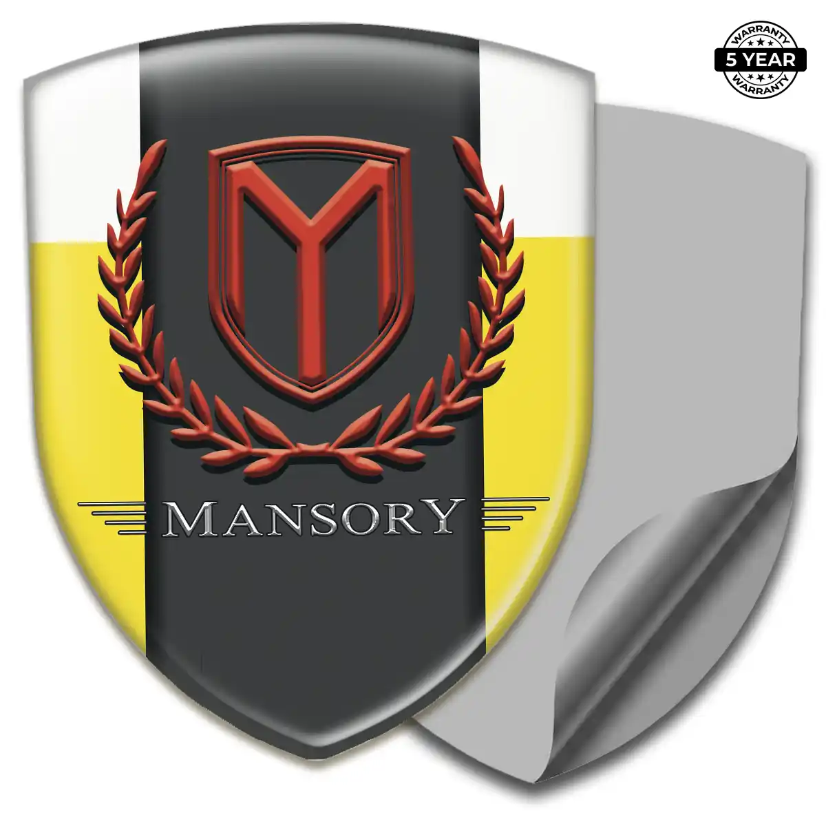 Mansory Car Logo Decal Resin Luxe