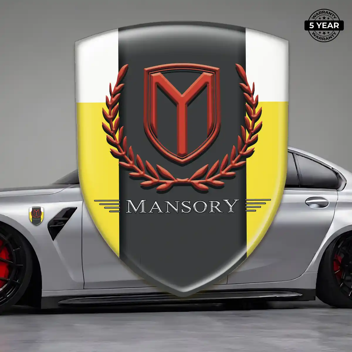 Mansory Car Logo Decal Resin Luxe