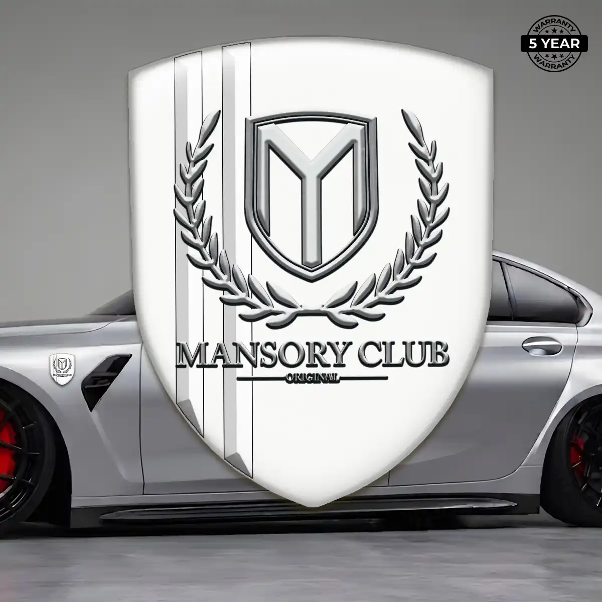 Mansory Car Logo Decal Sleek Style