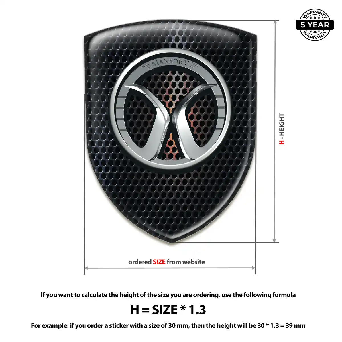 Mansory Crest Emblem Elite Edition