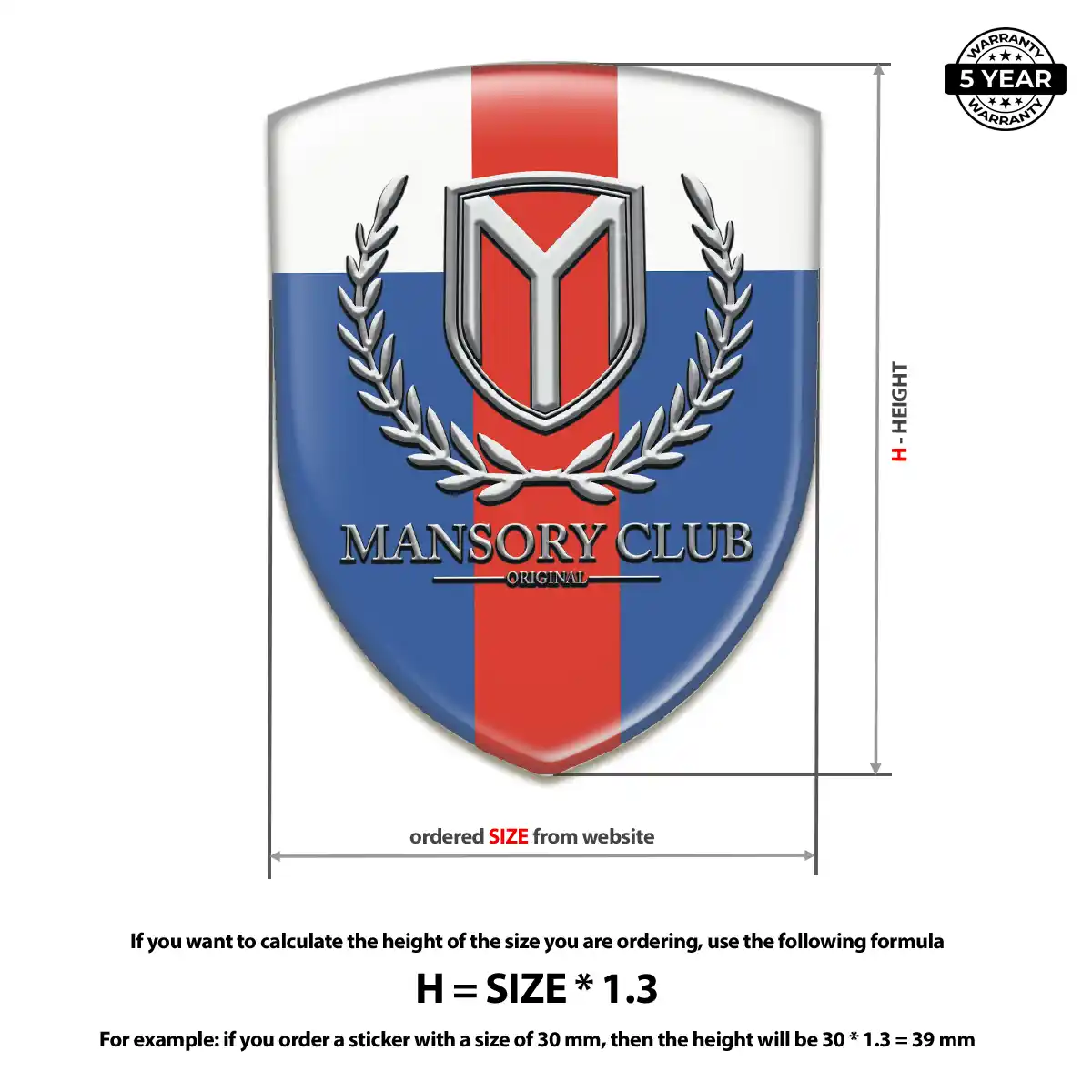 Mansory Crest Emblem Exclusive Series