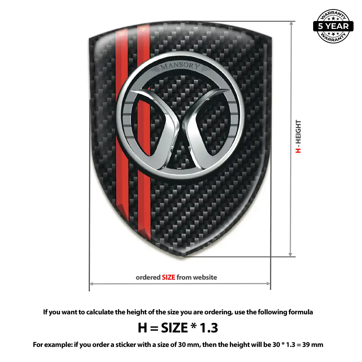 Mansory Crest Emblem Noble Edition