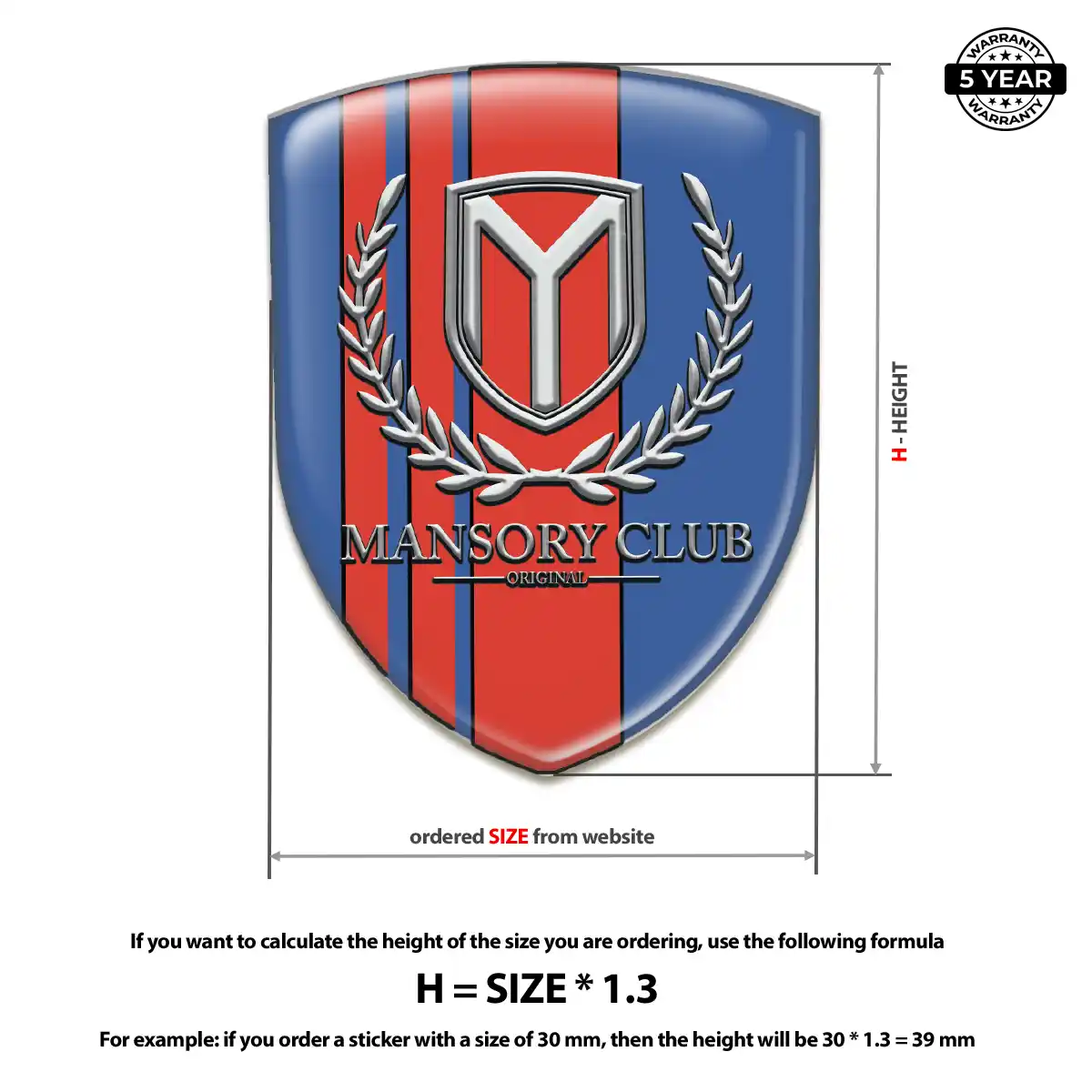 Mansory Crest Emblem Opulent Line