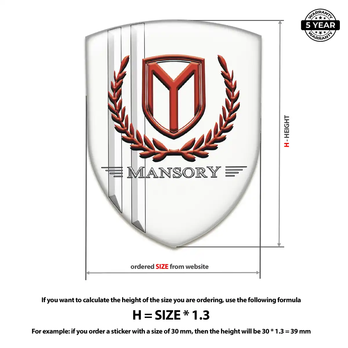 Mansory Crest Emblem Refined Design