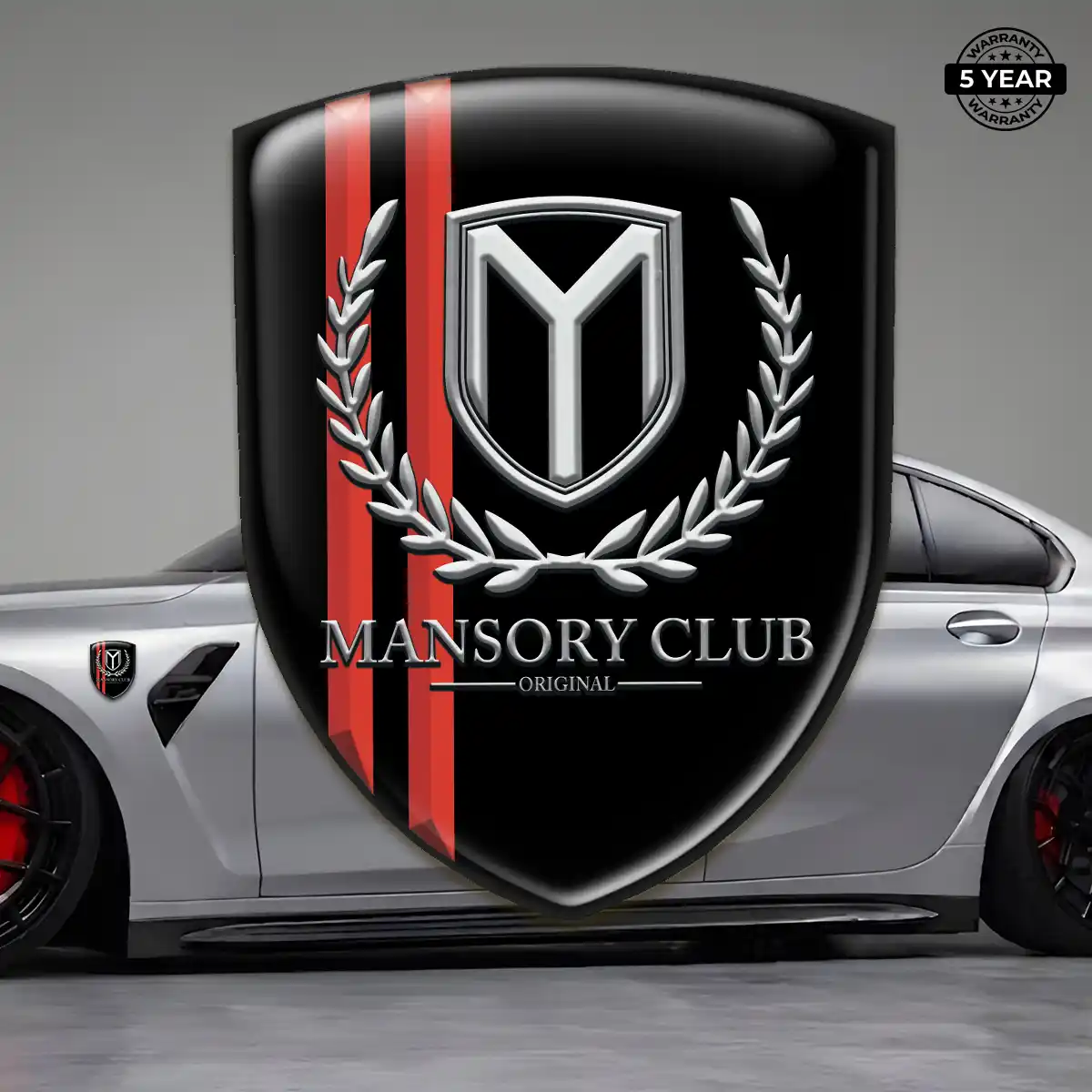 Mansory Crest Emblem Sleek Style