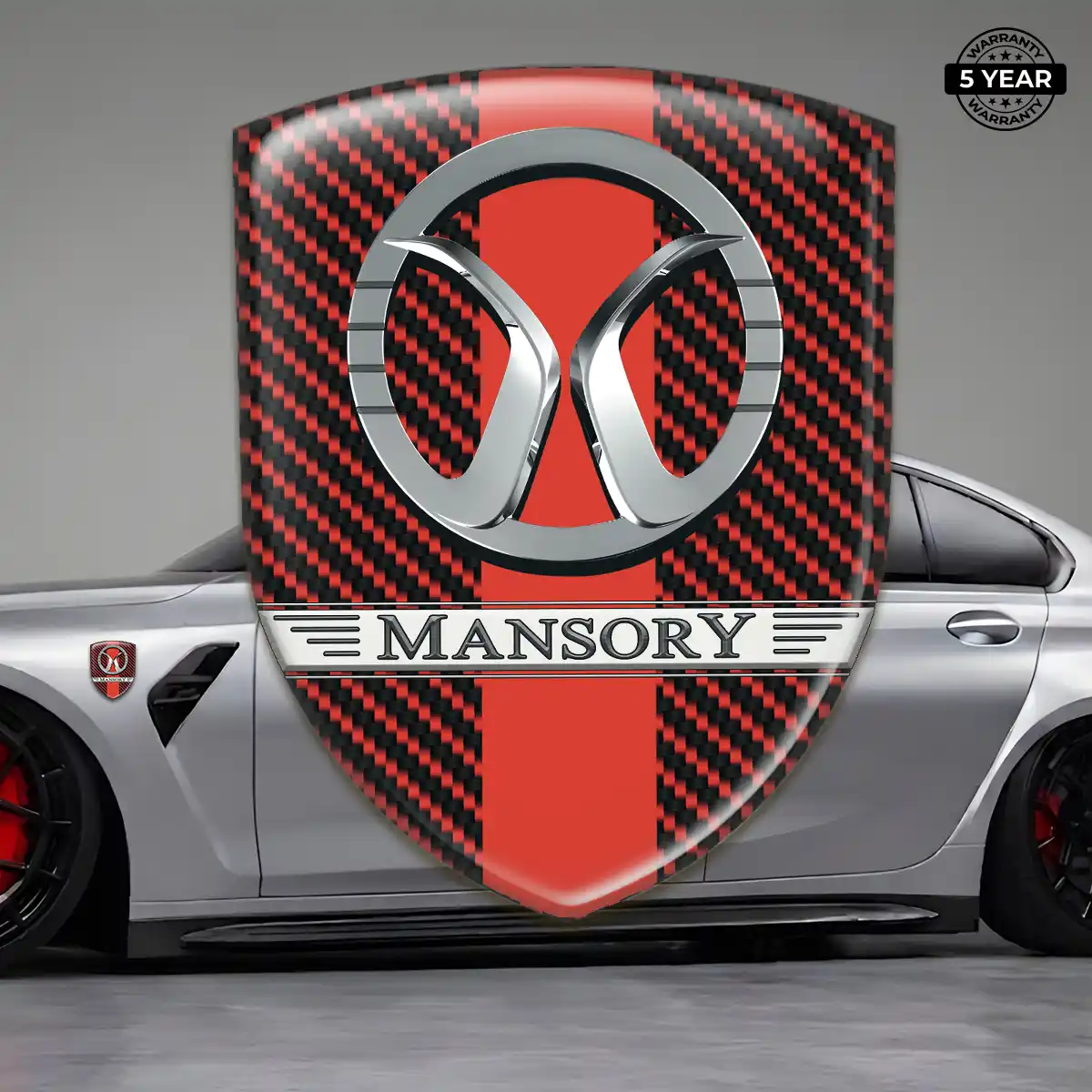 Mansory Crest Logo Emblem Premium Dome