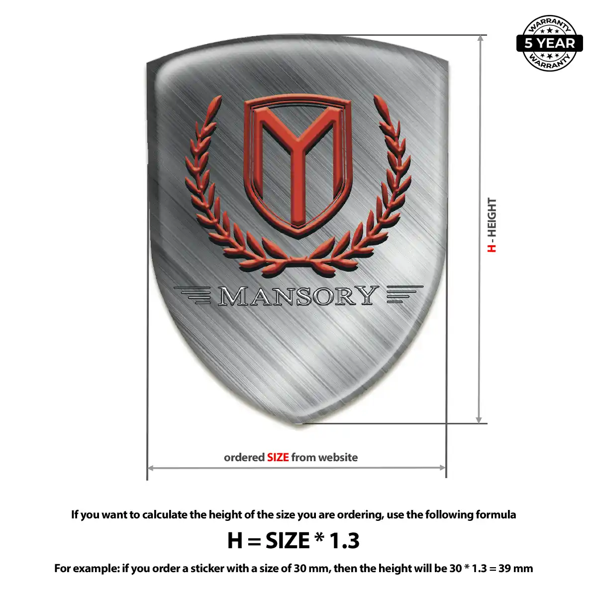 Mansory Crest Logo Emblem Refined Design