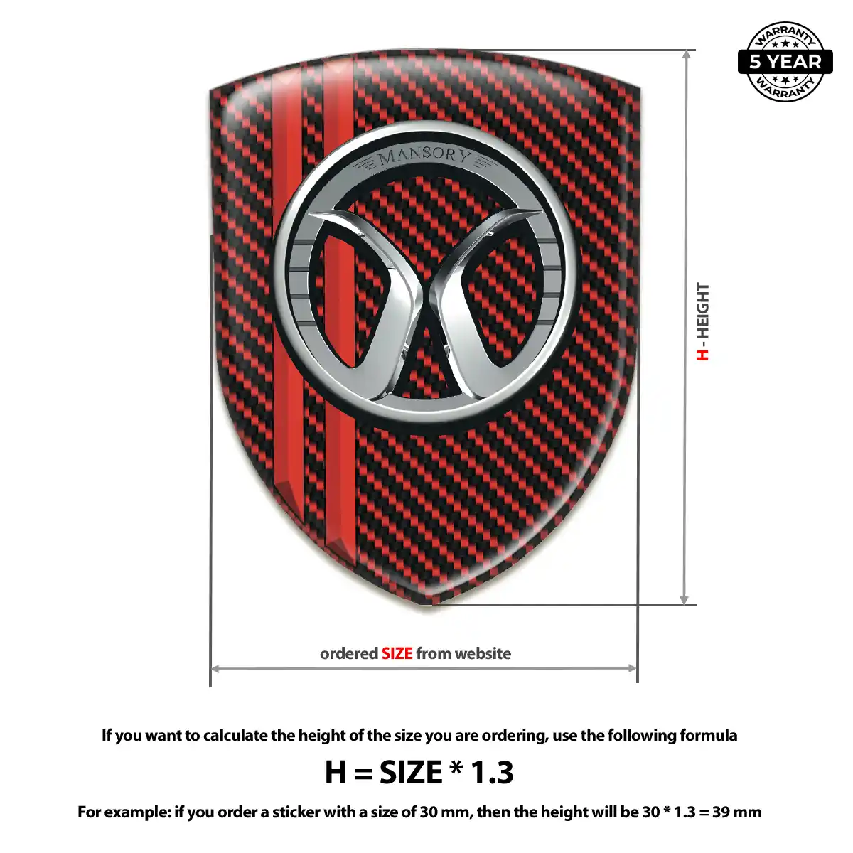 Mansory Crest Logo Emblem Signature Grade