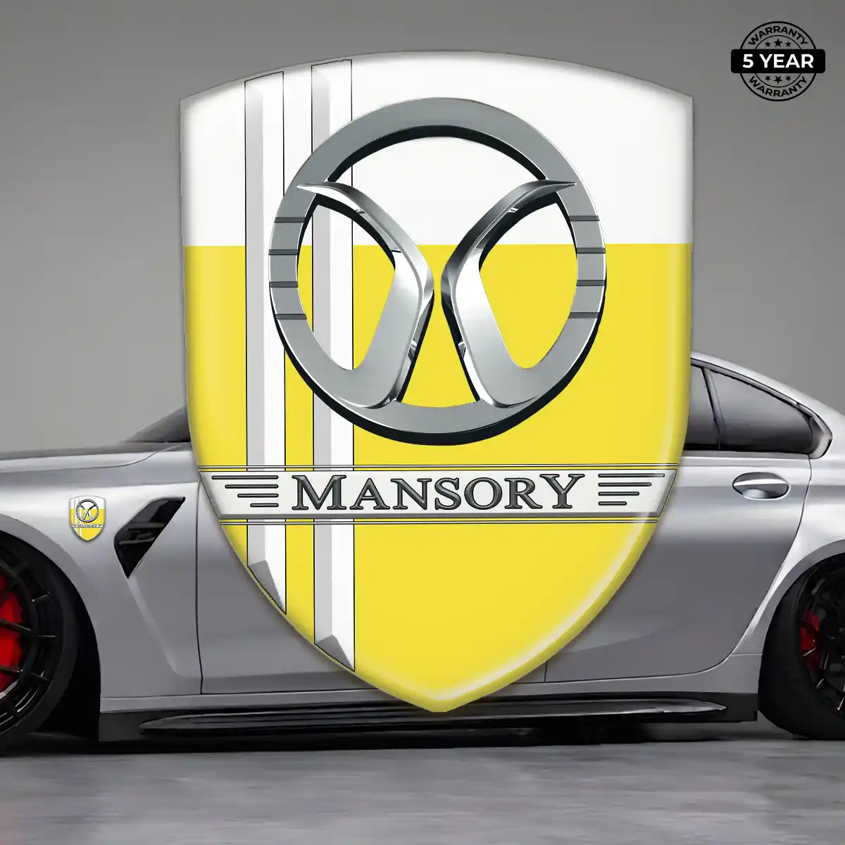 Mansory Crest Logo Emblem Sleek Style