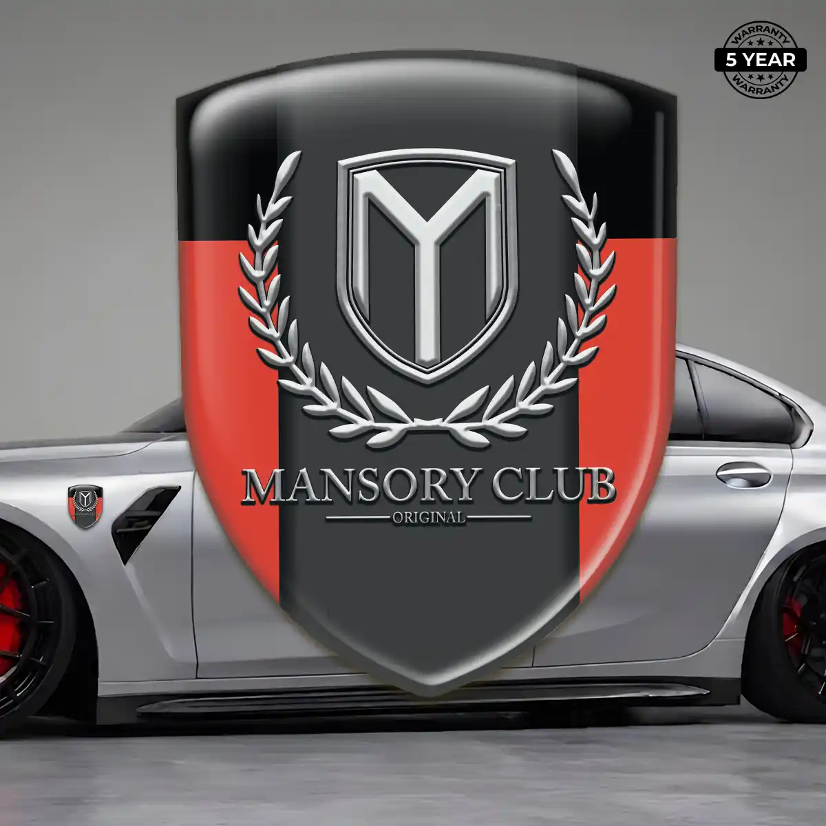 Mansory Domed Badge Elite Finish