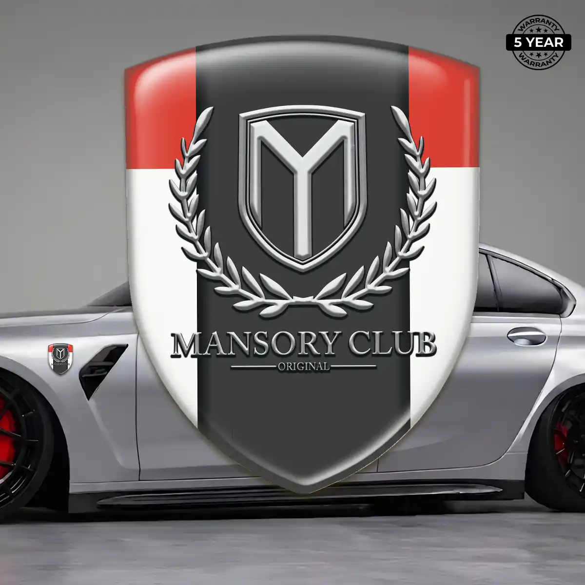 Mansory Domed Badge Resin Luxe