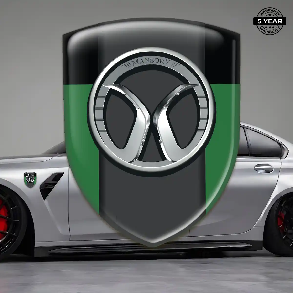Mansory Domed Car Sticker Elite Finish