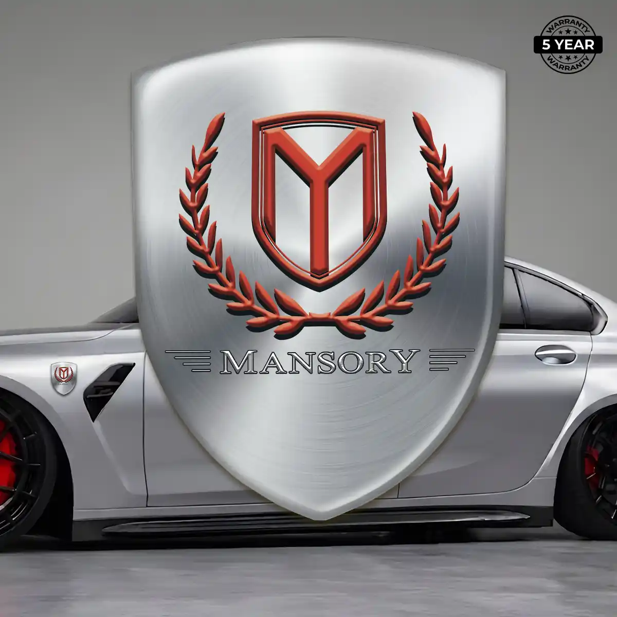 Mansory Domed Car Sticker Refined Design